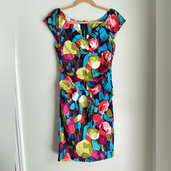 Suzi Chin for Maggy Boutique Dresses & Skirts - Suzi Chin for Maggy Boutique Colorful Floral Midi Dress